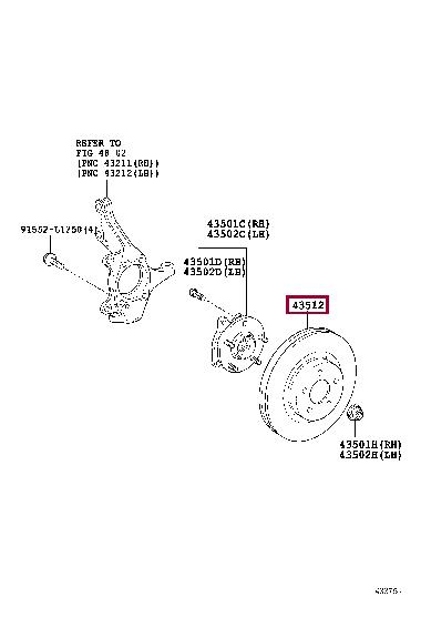 Buy Toyota 43512-42100 at a low price in Poland!