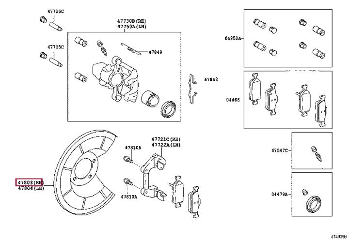 Toyota 47881-0D020 Cover sub-assy, disc brake dust, rear rh 478810D020: Atrakcyjna cena w Polsce na 2407.PL - Zamów teraz!