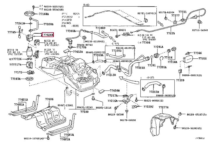 Toyota 77024-53010 Насос топливный 7702453010: Отличная цена - Купить в Польше на 2407.PL!