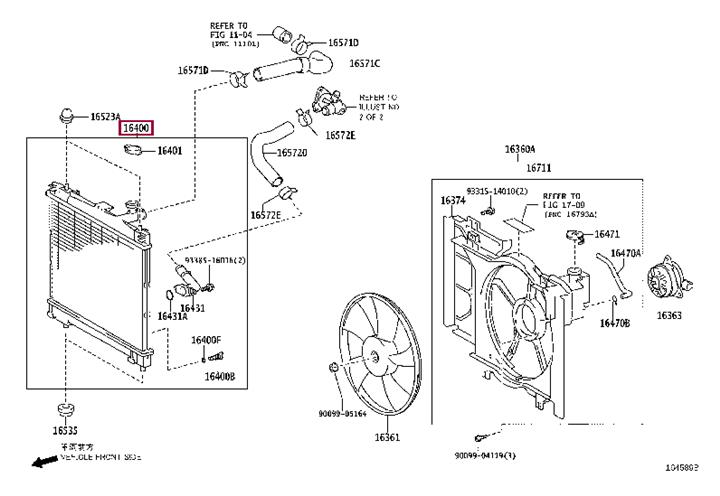 Toyota 16400-0Y060 Радіатор охолодження двигуна 164000Y060: Купити у Польщі - Добра ціна на 2407.PL!