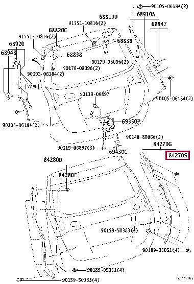 9046710213C0 Toyota Clip