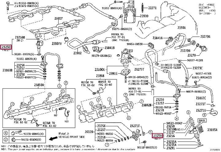 Toyota 23209-39155-B0 Wtryskiwacz paliwa 2320939155B0: Dobra cena w Polsce na 2407.PL - Kup Teraz!