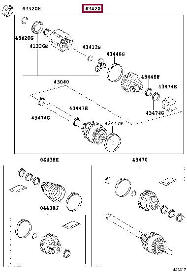 Toyota 43420-78020 SHAFT ASSY, FR DRIVE 4342078020: Buy near me at 2407.PL in Poland at an Affordable price!