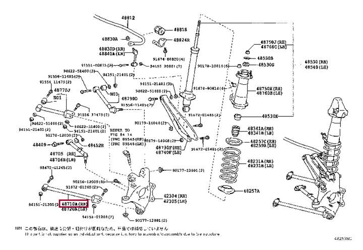 Toyota 48710-30220 Autoteil 4871030220: Bestellen Sie in Polen zu einem guten Preis bei 2407.PL!