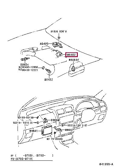 Toyota 89452-10040 Throttle position sensor 8945210040: Buy near me at 2407.PL in Poland at an Affordable price!