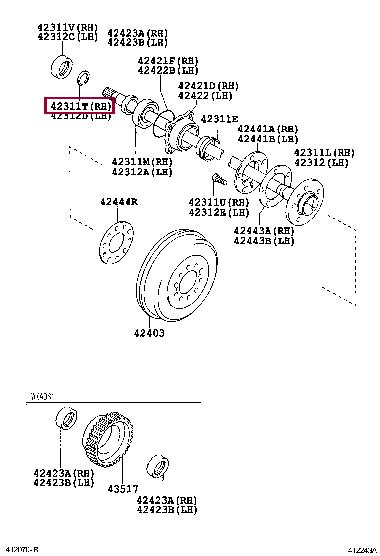 Toyota 90520-T0033 Locking Ring, fuel pump 90520T0033: Buy near me in Poland at 2407.PL - Good price!