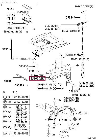 Kaufen Sie Toyota 53812-04120 zu einem günstigen Preis in Polen!