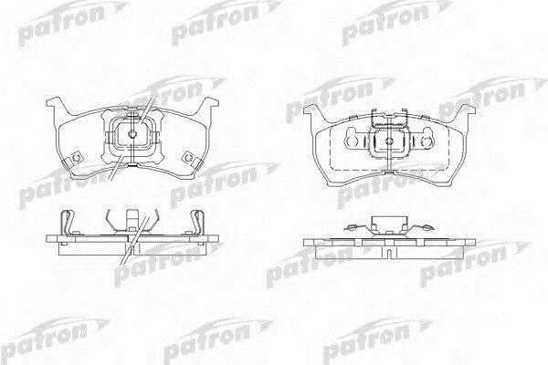 Patron PBP304 Brake Pad Set, disc brake PBP304: Buy near me in Poland at 2407.PL - Good price!