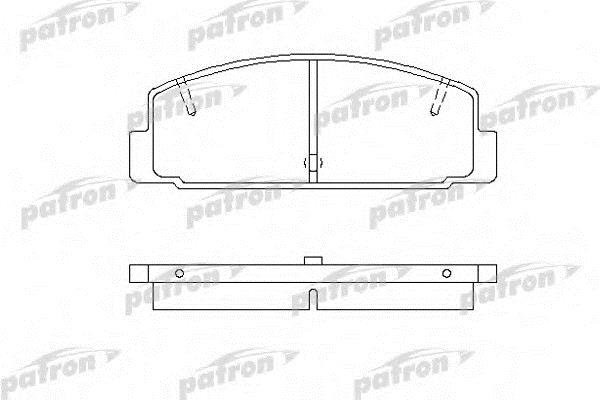 Patron PBP372 Brake Pad Set, disc brake PBP372: Buy near me in Poland at 2407.PL - Good price!