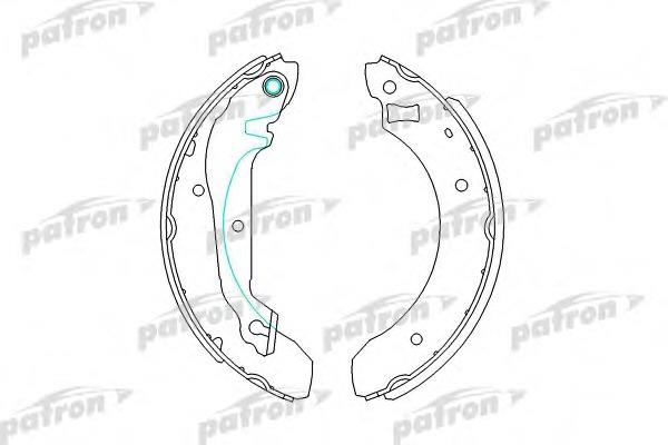 Patron PSP176 Brake shoe set PSP176: Buy near me in Poland at 2407.PL - Good price!