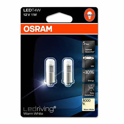 Osram 3850WW-02B Лампа світлодіодна Osram LEDriving WarmWhite T8,5 12V BA9S (2 шт.) 3850WW02B: Приваблива ціна - Купити у Польщі на 2407.PL!