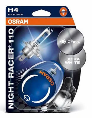 Osram 64193NR1-02B Лампа галогенна Osram Night Racer +110% 12В H4 60/55Вт +110% 64193NR102B: Купити у Польщі - Добра ціна на 2407.PL!