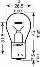 Osram 7507LDA-02B Лампа розжарювання жовта PY21W 12V 21W 7507LDA02B: Приваблива ціна - Купити у Польщі на 2407.PL!