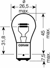 Osram 7537-02B Glow bulb P21/5W 24V 21/5W 753702B: Buy near me in Poland at 2407.PL - Good price!