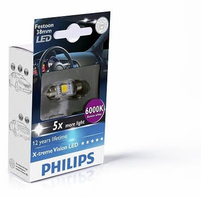 Philips 128596000KX1 Лампа светодиодная Philips X-tremeUltinon LED Festoon (C5W) 12В 1Вт 128596000KX1: Отличная цена - Купить в Польше на 2407.PL!