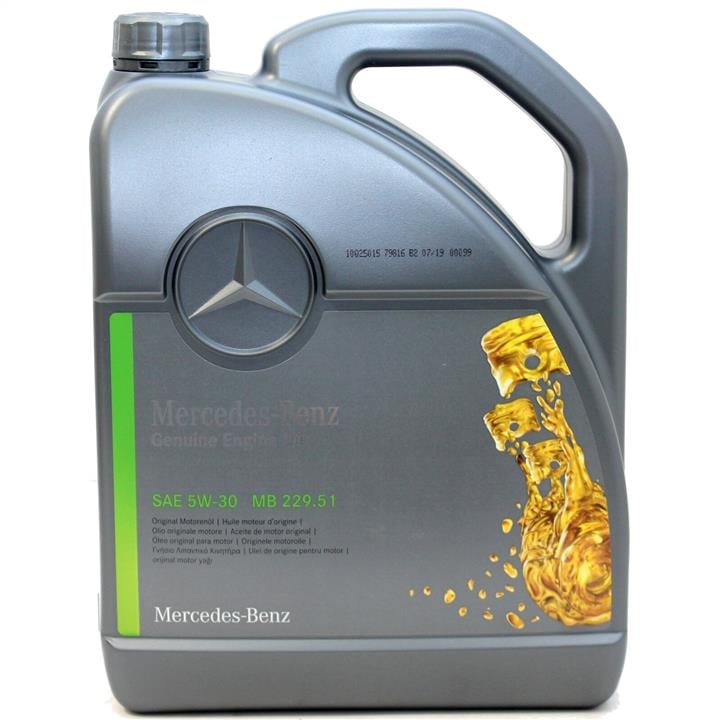 Olej silnikowy Mercedes Genuine Engine Oil 5W-30, 5L Mercedes A 000 989 94 02 13 ALEE