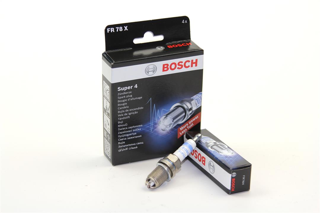 Bosch Świeca zapłonowa Bosch Super 4 FR78X – cena 27 PLN