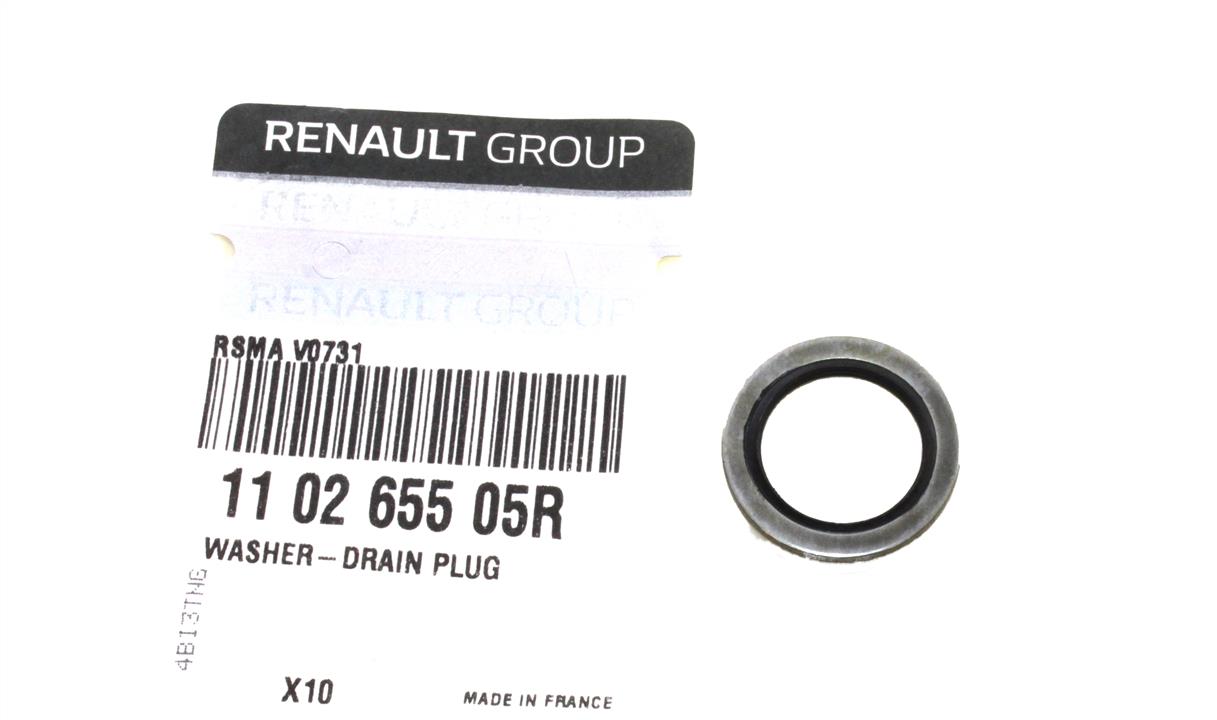 Кольцо уплотнительное пробки маслосливной Renault 11 02 655 05R