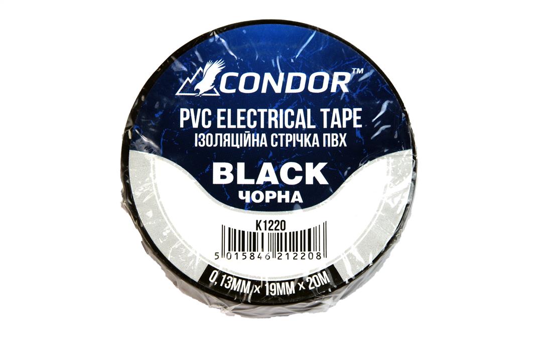 Condor K1220 Insulating tape black, 20 m K1220: Buy near me in Poland at 2407.PL - Good price!
