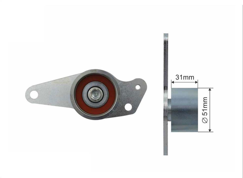 Caffaro 149-00 Tensioner pulley, timing belt 14900: Buy near me in Poland at 2407.PL - Good price!