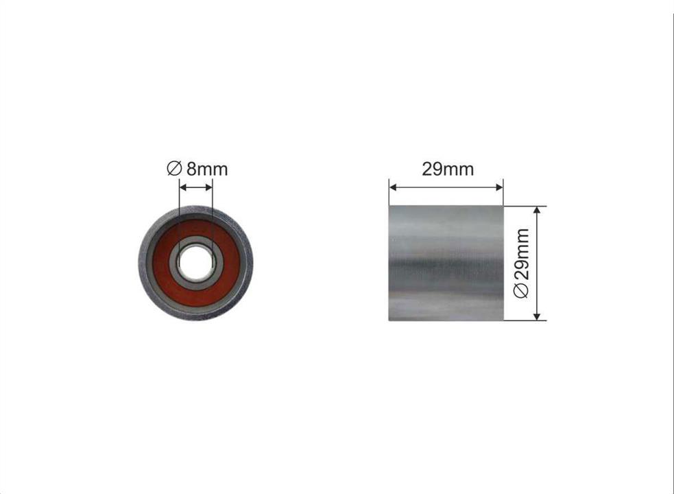 Caffaro 217-95 Tensioner pulley, timing belt 21795: Buy near me in Poland at 2407.PL - Good price!
