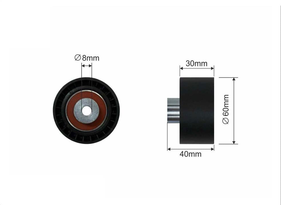 Caffaro 23-59 Tensioner pulley, timing belt 2359: Buy near me in Poland at 2407.PL - Good price!