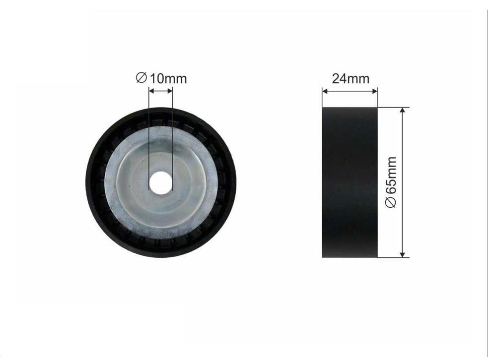 Caffaro 333-99 V-ribbed belt tensioner (drive) roller 33399: Buy near me at 2407.PL in Poland at an Affordable price!