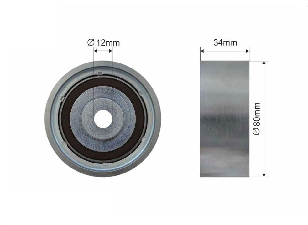 Caffaro 402-99 Tensioner pulley, timing belt 40299: Buy near me in Poland at 2407.PL - Good price!
