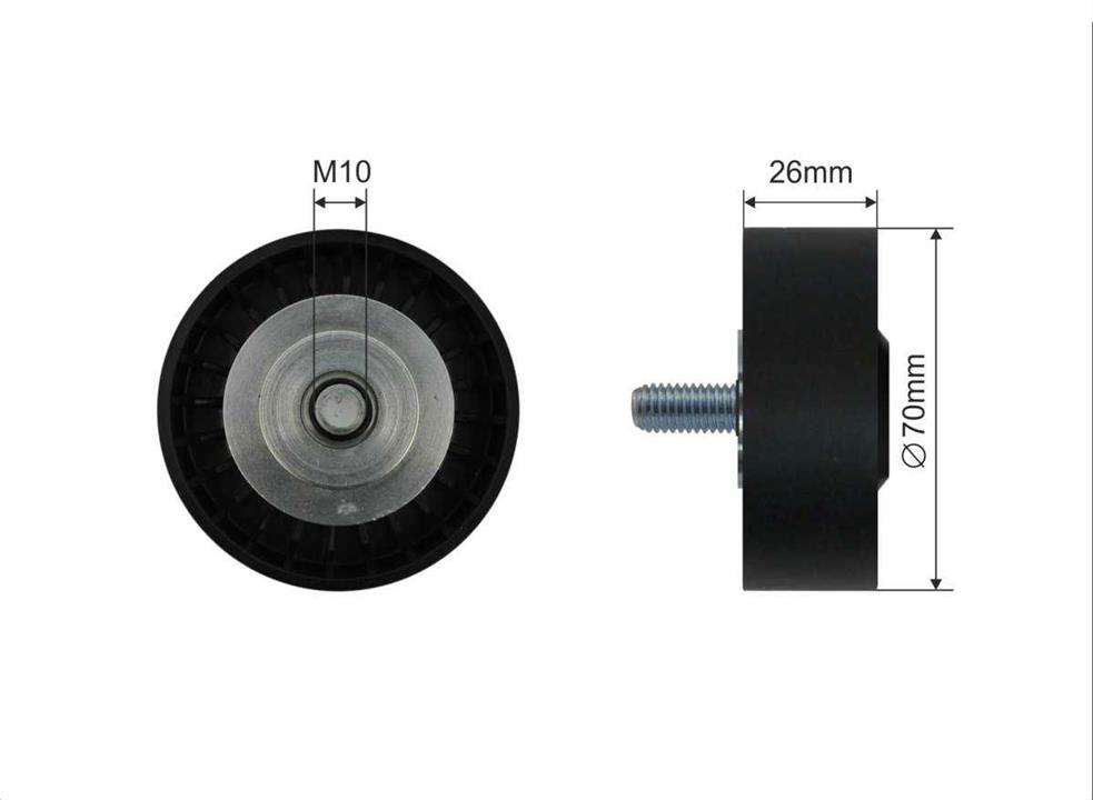 Caffaro 422-137 Umlenkrolle 422137: Kaufen Sie zu einem guten Preis in Polen bei 2407.PL!