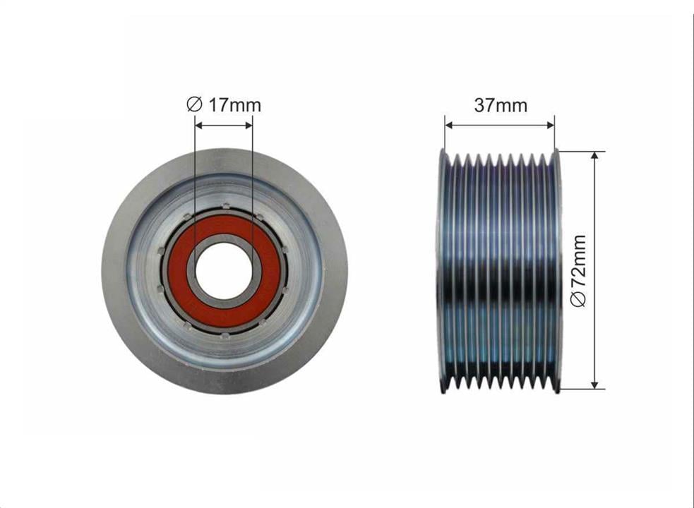 Caffaro 500311 Idler Pulley 500311: Buy near me at 2407.PL in Poland at an Affordable price!