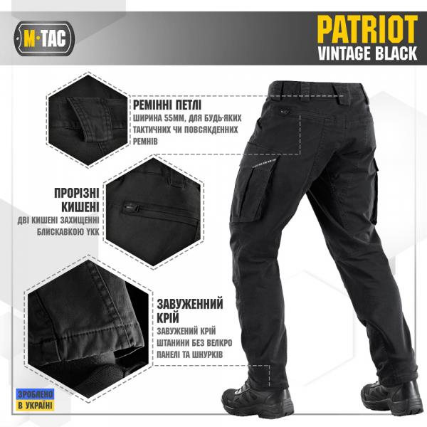 M-Tac spodnie Aggressor Vintage Black 30&#x2F;32 – cena