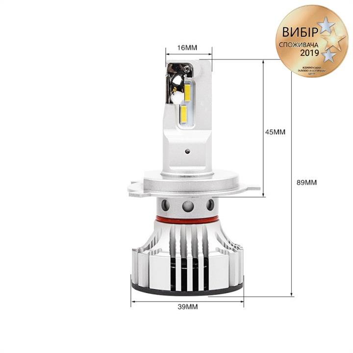 Carlamp LED-Lampen, Satz Carlamp Ultra Vision H4 12V 36W 6500K (2 Stk.) – Preis