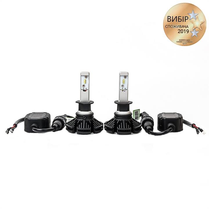 Лампы светодиодные комплект Carlamp Day Light H1 12V 6000K (2 шт.) Carlamp DLH1