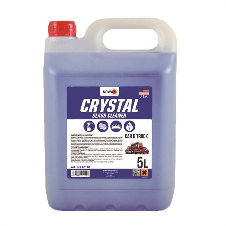 Nowax NX05140 Nowax Crystal Concentrated Glass Cleaner, 5L NX05140: Buy near me in Poland at 2407.PL - Good price!