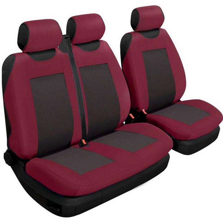 Beltex 54510 Car seat covers universal Comfort 2+1 (type B) garnet without head restraints 54510: Buy near me in Poland at 2407.PL - Good price!
