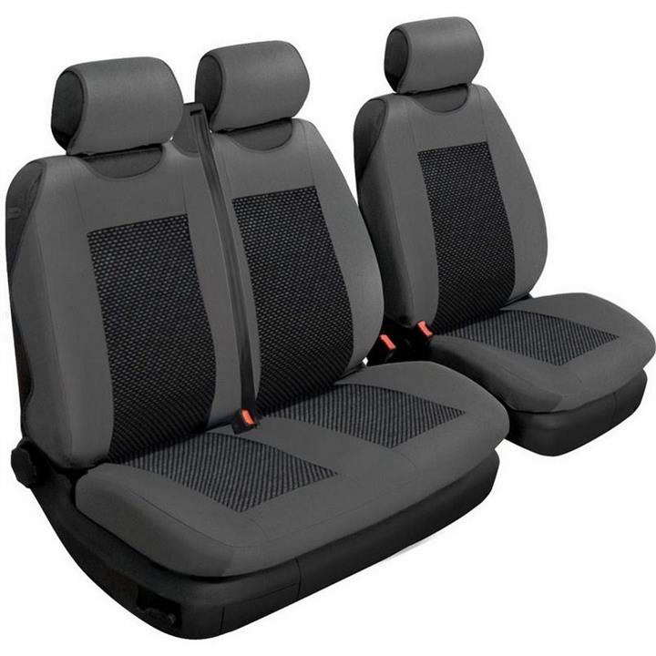 Beltex 53310 Car seat covers universal Comfort 2+1 (type A) graphite without head restraints 53310: Buy near me in Poland at 2407.PL - Good price!