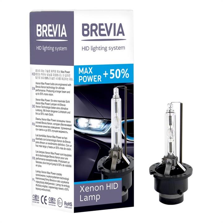 Brevia 85215MPC Xenon-Lampe Brevia Max Power +50% D2S 85V 35W 85215MPC: Kaufen Sie zu einem guten Preis in Polen bei 2407.PL!