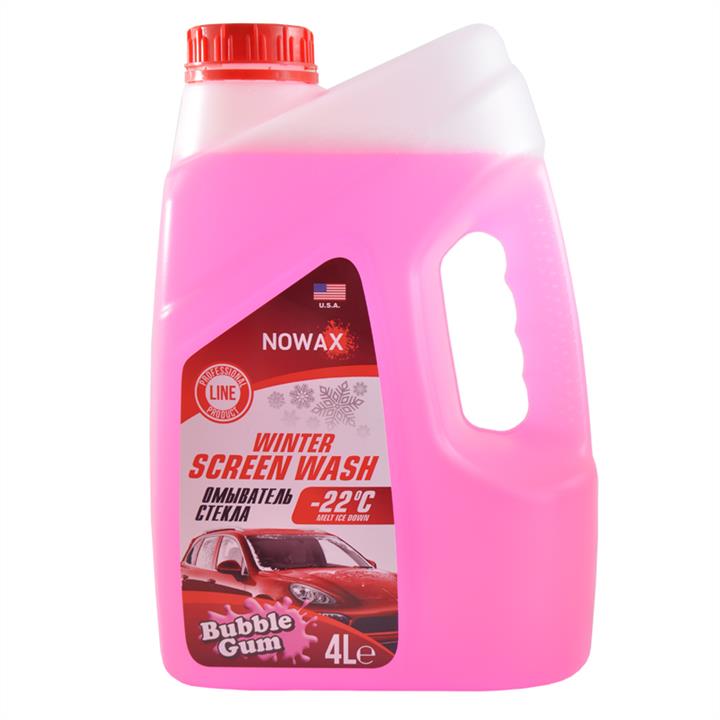 Nowax NX05123 Winter windshield washer fluid, -22°C, Bubble Gum, 4l NX05123: Buy near me at 2407.PL in Poland at an Affordable price!