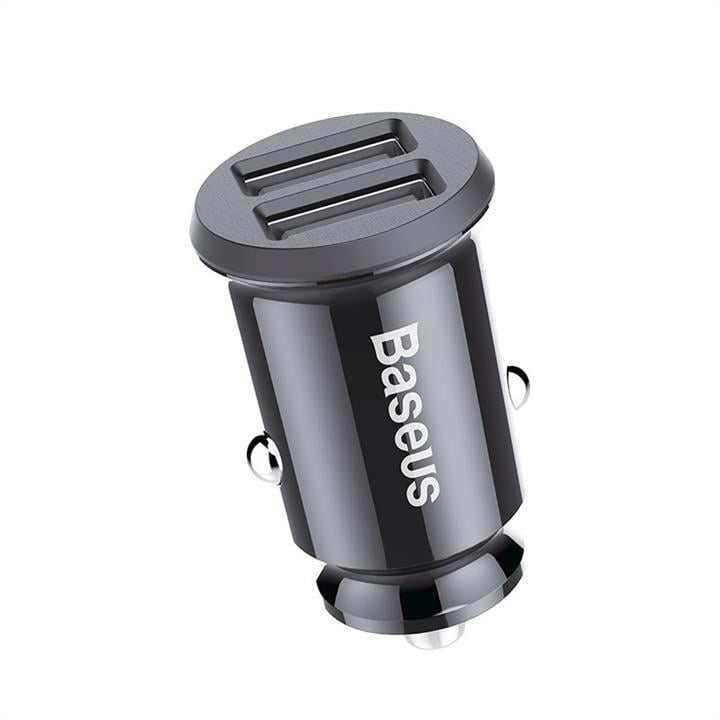 Baseus CCALL-ML01 USB зарядка для авто Baseus Grain Car Charger 3.1A Black CCALLML01: Приваблива ціна - Купити у Польщі на 2407.PL!