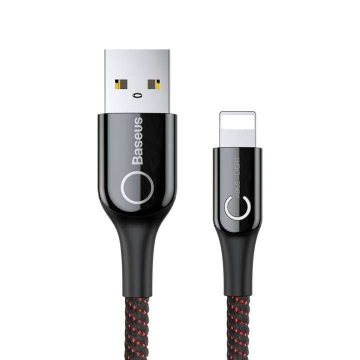 Baseus CALCD-01 Baseus C-Shaped Light Intelligent Power-Off Lightning Cable 2.4A 1m black CALCD01: Buy near me in Poland at 2407.PL - Good price!