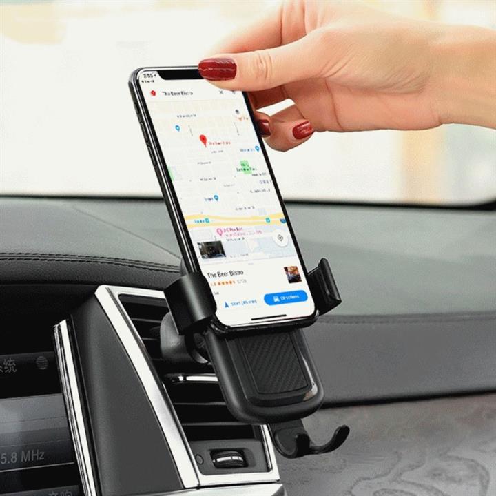 Hoco CW12 HOCO Delightful Wireless Charger Car Holder Czarny (CW12) CW12: Dobra cena w Polsce na 2407.PL - Kup Teraz!