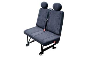 Mammooth MMT CP30211 Cover for double passenger seat graphite, eco-leather BUS II M, compatible with airbags MMTCP30211: Buy near me at 2407.PL in Poland at an Affordable price!