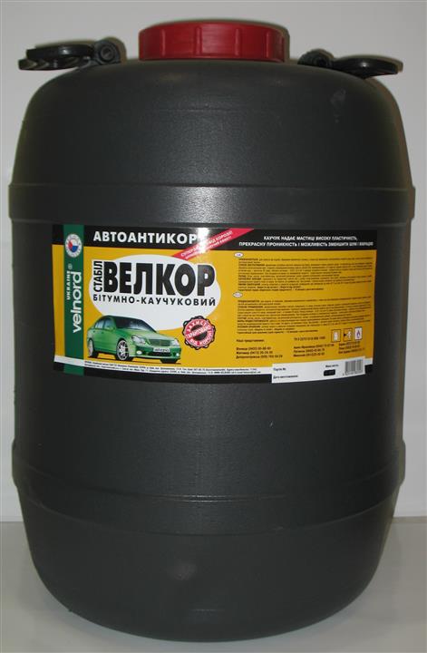 Velvana 500320 Anticorrosive agent Velvana Velcor Stabil bitum-kauczuk, 50 l 500320: Buy near me in Poland at 2407.PL - Good price!
