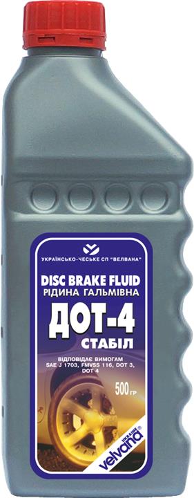 Velvana 4820031822602 Brake fluid DOT 4, 0,5 l 4820031822602: Buy near me in Poland at 2407.PL - Good price!