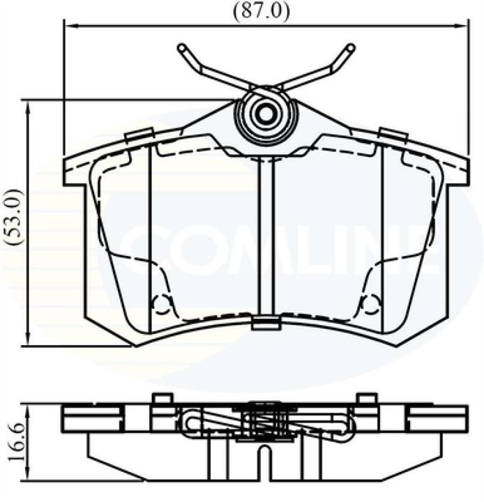 Comline CBP02380 Scheibenbremsbeläge hinten eingestellt CBP02380: Kaufen Sie zu einem guten Preis in Polen bei 2407.PL!