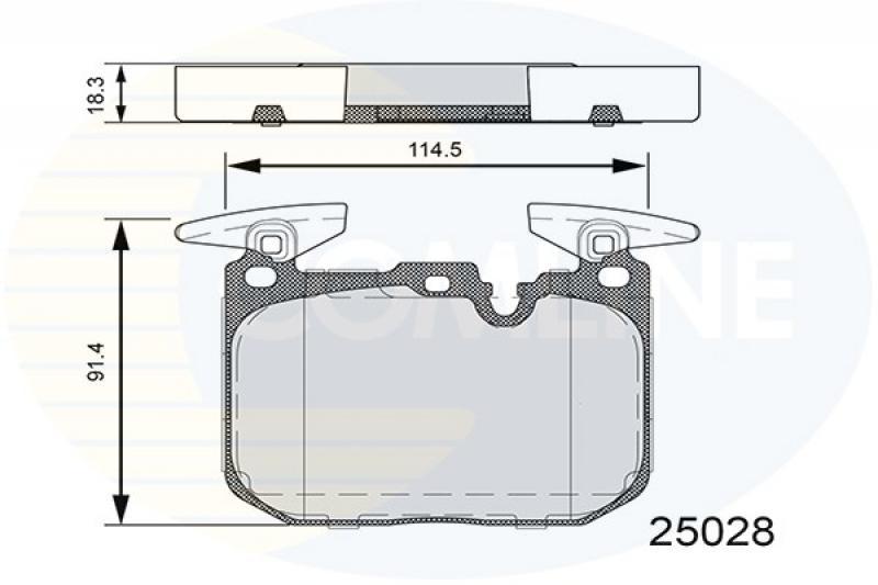 Comline CBP06110 Brake Pad Set, disc brake CBP06110: Buy near me in Poland at 2407.PL - Good price!