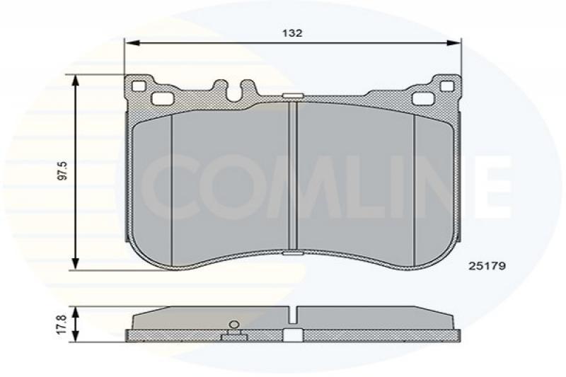 Comline CBP06114 Brake Pad Set, disc brake CBP06114: Buy near me in Poland at 2407.PL - Good price!