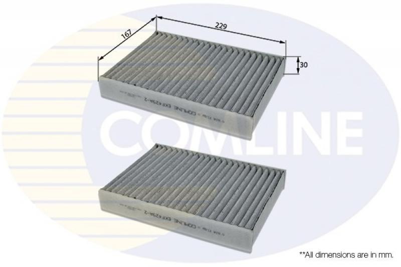 Comline EKF429A-2 Activated Carbon Cabin Filter EKF429A2: Buy near me in Poland at 2407.PL - Good price!