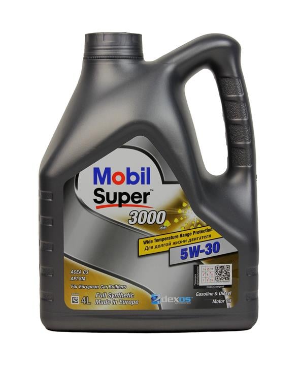 Mobil 151453 Engine oil Mobil Super 3000 XE 5W-30, 4L 151453: Buy near me in Poland at 2407.PL - Good price!