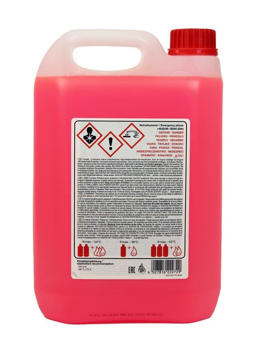 febi Antifreeze concentrate G12 ANTIFREEZE, red, 5 l – price 92 PLN